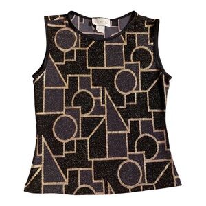 Women’s Shimmery Sleeveless Blouse
